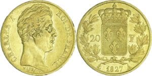 France - Charles X (1824-1830) - 20 francs 1827 A (Paris)