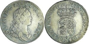 France - Louis XV (1715-1774) - ½ écu de France-Navarre - 1718 A (Paris)