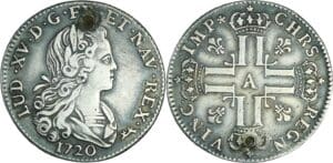 France - Louis XV (1715-1774) - Petit Louis d’argent - 1720 A (Paris) 1er sem.