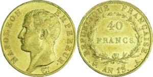 France - Napoléon 1er (1804-1814) - 40 francs empereur An 13 A (Paris)