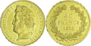 France - Louis-Philippe Ier (1830-1848) - 40 francs 1832 B (Rouen)