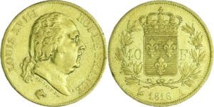 France - Louis XVIII (1815-1824) - 40 francs 1816 A (Paris)