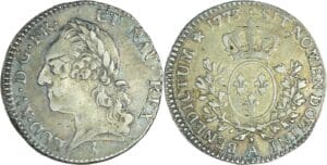 France - Louis XV (1715-1774) - 1/5 d'écu à la vieille tête - 1773 A (Paris)