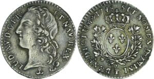 France - Louis XV (1715-1774) - 1/10 d'écu au bandeau - 1748 P (Dijon)