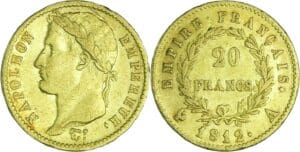 France - Napoléon 1er (1804-1814) - 20 francs revers empire 1812 A (Paris)
