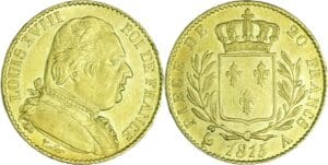 France - Louis XVIII (1815-1824) - 20 francs au buste habillé 1815 A (Paris)