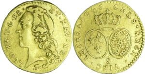 France - Louis XV (1715-1774) - ½ louis d’or au bandeau - 1746 S (Reims)