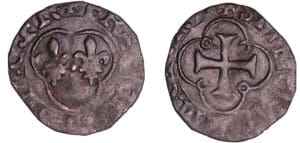 François 1er (1515-1547) - Denier tournois - 2ème type
