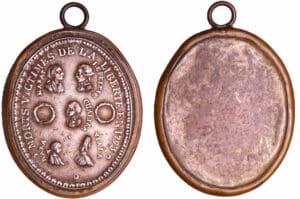France - Constitution (1791-1792) - Médaille, façon Palloy, Morts victimes de la Liberté, 1793