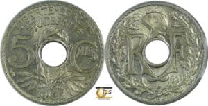 France - Troisième république (1871-1940) - 5 centimes Lindauer Petit module 1935