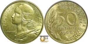 France - Cinquième république (1959- ) - 50 centimes Marianne 1963