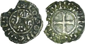 France - Louis VI (1108-1137) - Denier d'Etampes - 2ème type