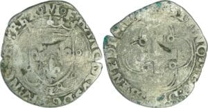 France - François 1er (1515-1547) - Douzain à la croisette - 1er type - Marseille