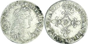 France - Louis XIV (1643-1715) - 4 sols dits « des traitants » - 1676 A (Paris)