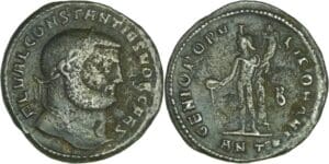 Constance Chlore - Follis (295, Antioche)