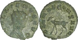 Gallien - Antoninien (267-268, Rome) - Antilope