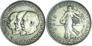 France - Troisième république (1871-1940) - Module de la 20 francs Clémenceau, Poincaré, Briand 1929