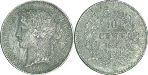 France - Deuxième république (1848-1852) - 10 centimes concours de Desboeufs 1848
