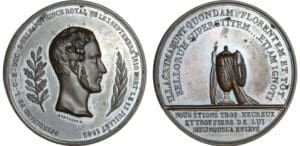 France - Ferdinand-Philippe d'Orléans (1810-1842) - Médaille, Funéraille du Duc, 1842, Paris