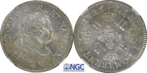 France - Louis XV (1715-1774) - Ecu aux huit L - 1725 V (Troyes)
