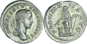 Alexandre Sévère - Denier (232, Rome) - La Prévoyance
