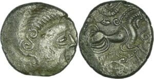 France - Coriosolites - Statère de billon classe II (80-50 av. J.-C.)