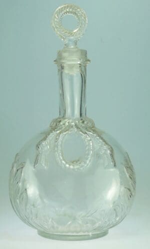 Bouteille Legras en verre moulé