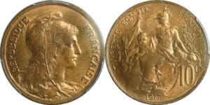 France - Troisième république (1871-1940) - 10 centimes Dupuis 1917