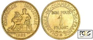 France - Troisième république (1871-1940) - 1 franc Chambre de commerce 1922
