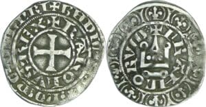 France - Charles IV (1322-1328) - Maille blanche - 2ème émission (juillet 1324)