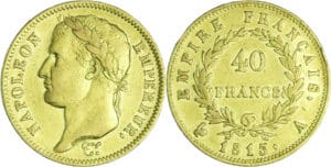 France - Napoléon 1er (1804-1814) - 40 francs revers empire 1813 A (Paris)