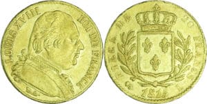 France - Louis XVIII (1815-1824) - 20 francs au buste habillé 1815 L (Bayonne)