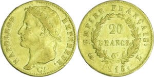 France - Napoléon 1er (1804-1814) - 20 francs des 100 jours 1815 L (Bayonne)