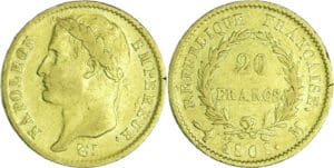 France - Napoléon 1er (1804-1814) - 20 francs revers république 1808 M (Toulouse)