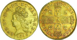 France - Louis XV (1715-1774) - Louis d’or de Noailles - 1717 A (Paris) 17 / 16