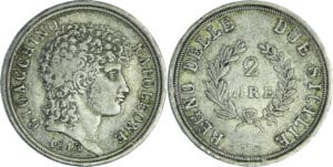 Italie - Royaume de Naples et des deux Siciles - Joseph Napoléon - 2 lire 1813 (Naples)