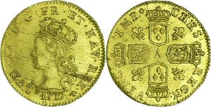 France - Louis XV (1715-1774) - ½ louis d’or de Noailles - 1717 A (Paris) 2ème sem