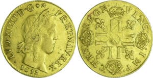 France - Louis XIV (1643-1715) - Louis d’or à la mèche longue - 1652 N (Montpellier)