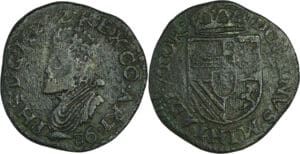 France - Artois - Philippe II - Liard 1590 (Arras)