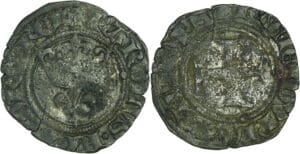 France - Charles VI (1380-1422) - Double tournois Niquet (11 août 1421) - Arras