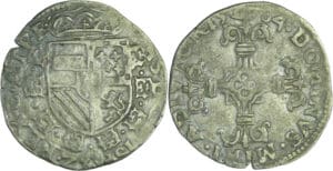 France - Artois - Philippe II - Vingtième d'écu 1584 (Arras)