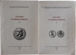 AMANDRY, M., BLASSEL, L., BOUGARD, C., BOUGARD, P., et al., Études numismatiques. I et II, Arras, Commission départementale d'histoire et d'archéologie du Pas-de-Calais, 1988 (2 tomes)