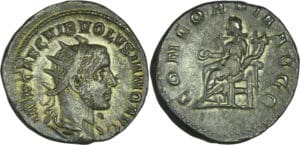 Volusien - Antoninien (251, Milan) - La Concorde