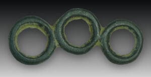Celte - Chapelet de 3 anneaux en bronze (Ier siècle av.)