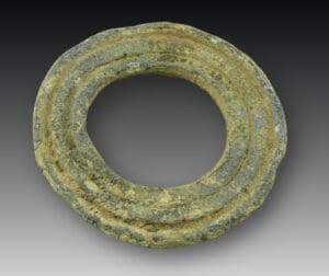 Celte - Rouelle anneaux en plomb (Ier siècle av.)