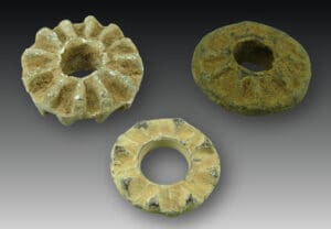 Celte - Lot de 3 rouelles en plomb - Lot 8 - (Ier siècle av.)