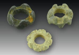 Celte - Lot de 3 rouelles en plomb - Lot 9 - (Ier siècle av.)