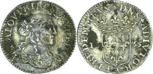 France - Dombes - Anne Marie Louise d'Orléans - 1/12 écu 1665 (Trevoux)