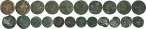 France - Dombes - Lot de 11 monnaies des dombes