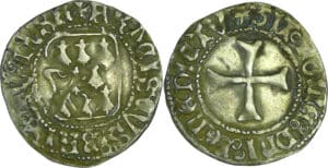 France - Bretagne - François II - Blanc d'argent à la targe (Rennes)